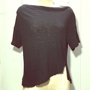 **3/$30** Free People Black Off Shoulder Top S